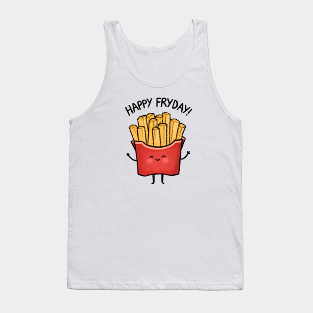 Happy Fryday! Tank Top by drawforpun